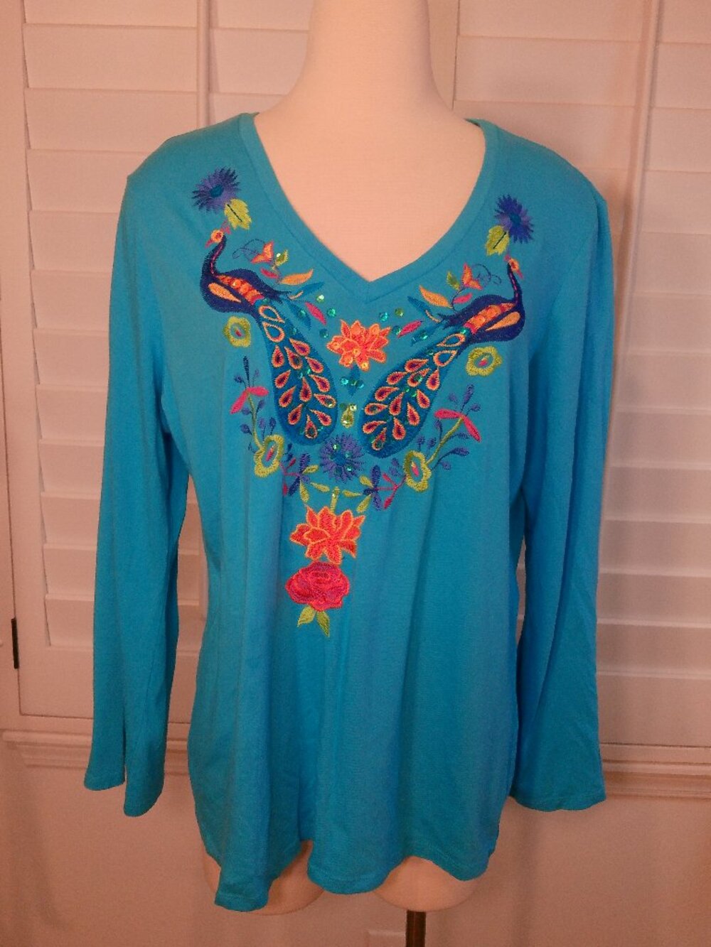 Blouse Dg2 Long Sleeve Pullover Women's Size 1X